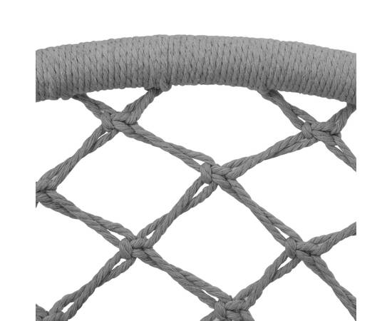 Scaun balansoar hamac, gri, 80 cm, 5 image