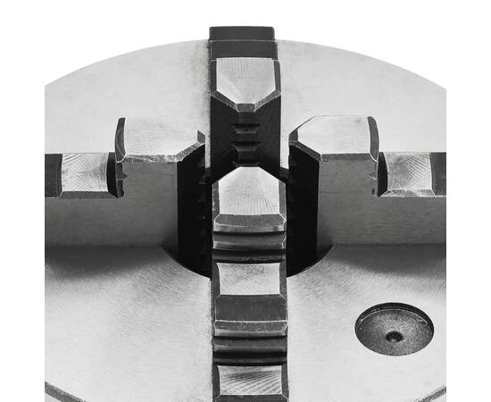 Mandrină de strung cu 4 fălci, 160 mm, oțel, 5 image