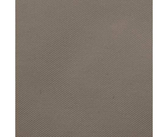 Pânză parasolar, gri taupe, 4,5x4,5 m, țesătură oxford, pătrat, 2 image