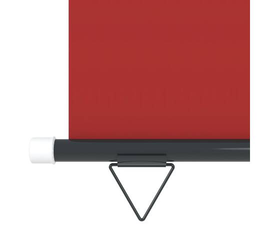 Copertină laterală de balcon, roșu, 170x250 cm, 9 image