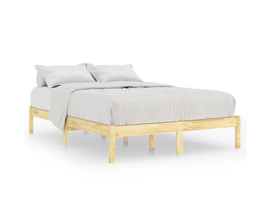 Cadru de pat, 160x200 cm, lemn de pin masiv, 2 image