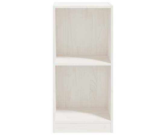 Dulap lateral, alb, 35,5x33,5x76 cm, lemn masiv de pin, 6 image