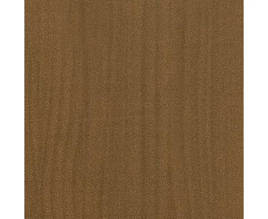 Dulap lateral, maro miere, 35,5x33,5x76 cm, lemn masiv de pin, 5 image