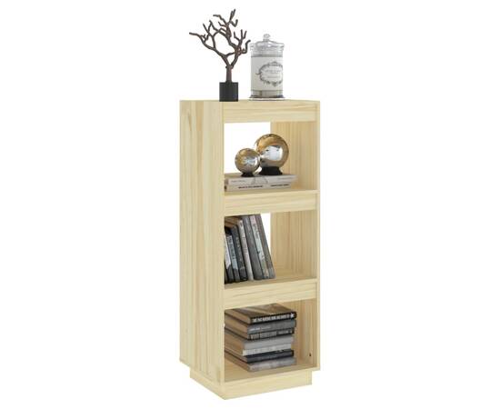 Bibliotecă/separator cameră, 40x35x103 cm, lemn masiv de pin, 4 image