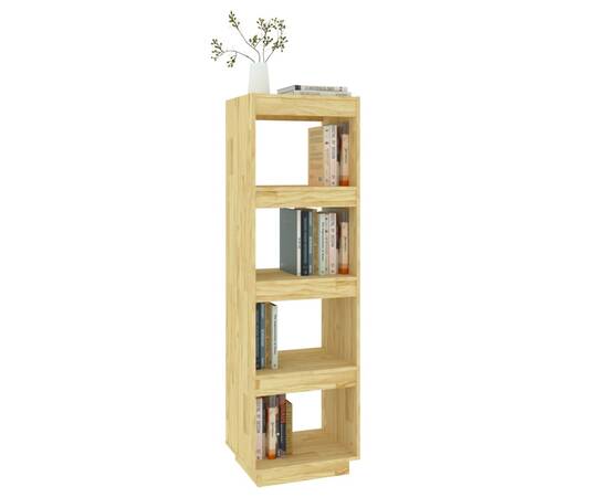 Bibliotecă/separator cameră, 40x35x135 cm, lemn masiv de pin, 4 image