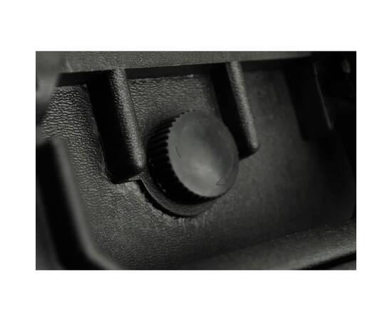 Valiză din plastic dur, 35l,negru, 4 image