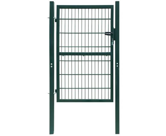 Poartă pentru gard 2d (simplă), verde, 106x170 cm