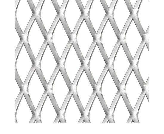 Gard de sârmă grădină, 100x85 cm, 30x17x2,5 mm, oțel inoxidabil, 3 image