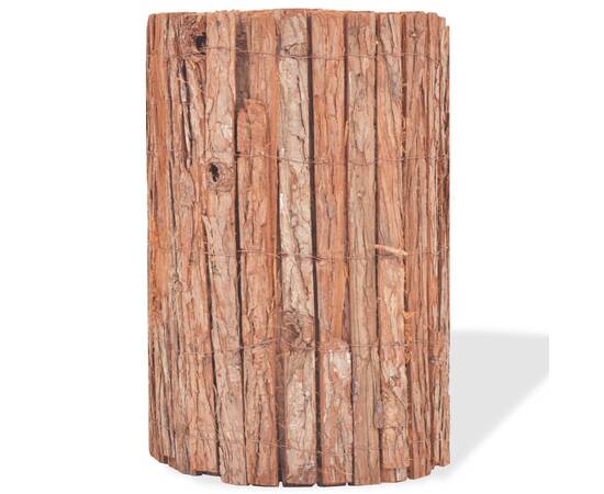 Gard din scoarță de copac, 1000 x 50 cm, 4 image