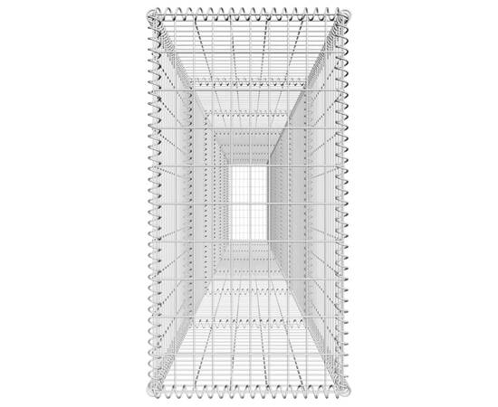 Perete gabion cu capac, 600 x 50 x 100 cm, oțel galvanizat, 4 image