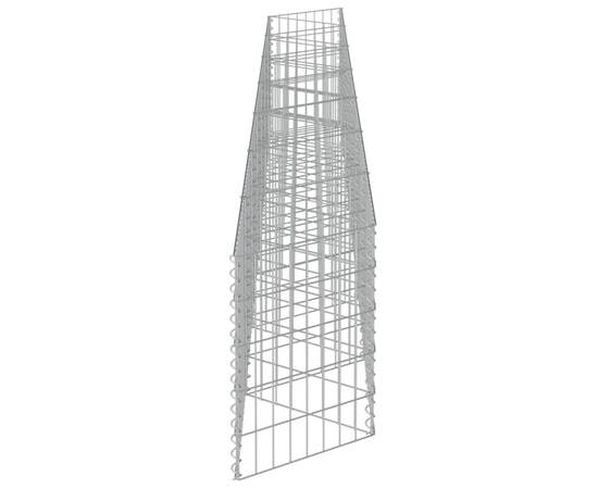 Gabion perete, oțel galvanizat, 450 x 30 x 50 cm, 6 image