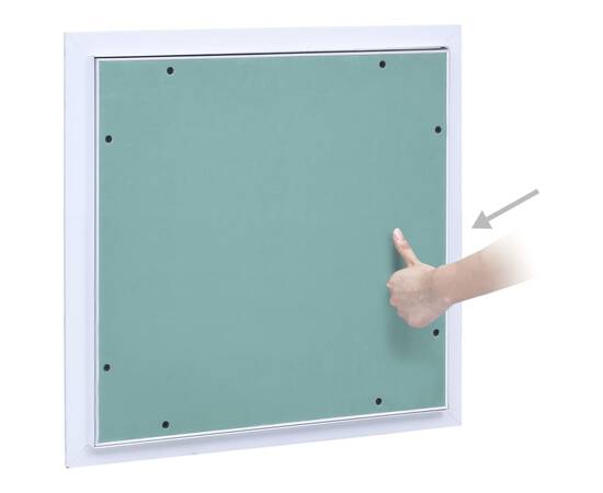 Trapă de acces din gips-carton, cadru de aluminiu, 300 x 300 mm, 2 image
