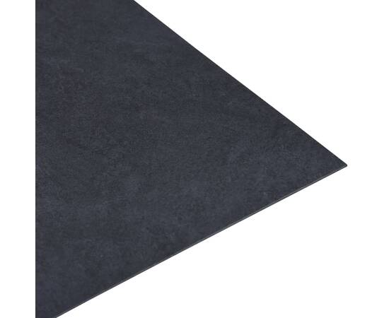 Plăci de pardoseală autoadezive, negru marmură,  5,11 m² pvc, 4 image