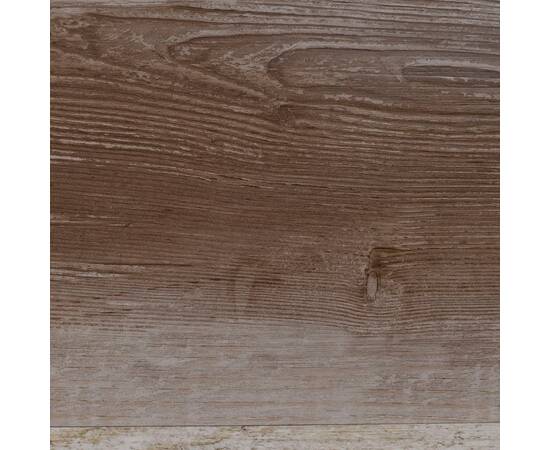 Plăci de pardoseală, lemn decolorat, 5,26 m², pvc, 2 mm, 3 image