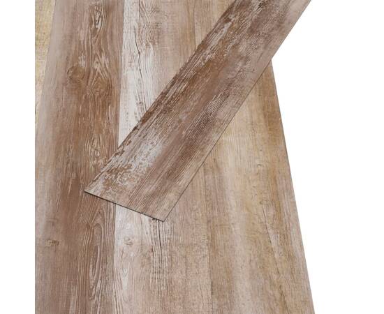 Plăci de pardoseală, lemn decolorat, 5,26 m², pvc, 2 mm, 6 image
