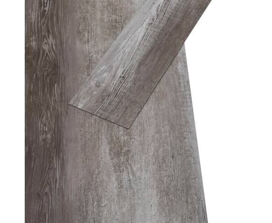 Plăci de pardoseală, lemn dungi, 5,26 m², pvc, 2 mm, 6 image
