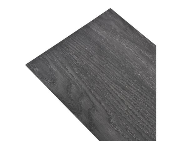 Plăci de pardoseală, negru, 4,46 m², pvc, 3 mm, 6 image