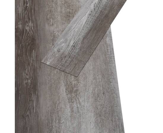 Plăci de pardoseală autoadezive, lemn dungi, 5,02 m², pvc, 2 mm, 6 image