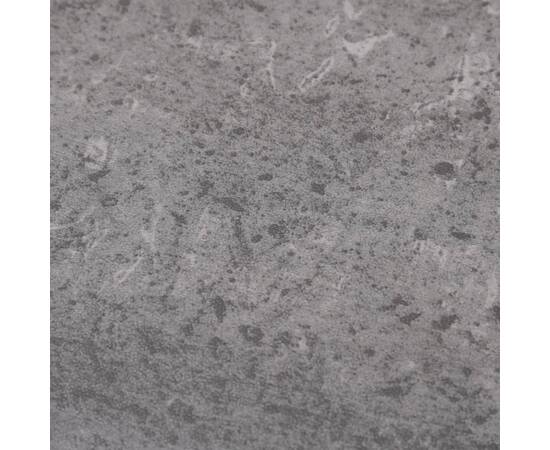 Plăci de pardoseală autoadezive, maro ciment, 5,02 m², pvc, 2 mm, 5 image