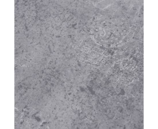 Plăci pardoseală autoadezive, gri ciment, 4,46 m², pvc, 3 mm, 4 image