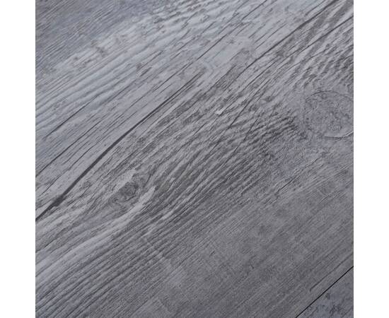Plăci pardoseală autoadezive gri lemn mat 5,02 m² pvc 2 mm, 5 image