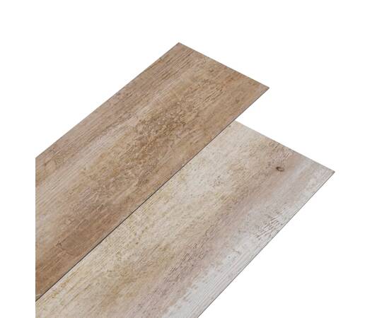 Plăci pardoseală autoadezive lemn decolorat 5,02 m² pvc 2 mm, 2 image