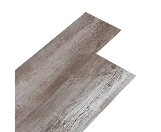 Plăci pardoseală autoadezive lemn maro mat 5,02 m² pvc 2 mm, 2 image
