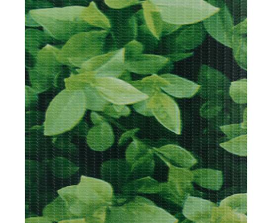 Panou de intimitate grădină, verde, 35 x 0,19 m, pvc, 3 image
