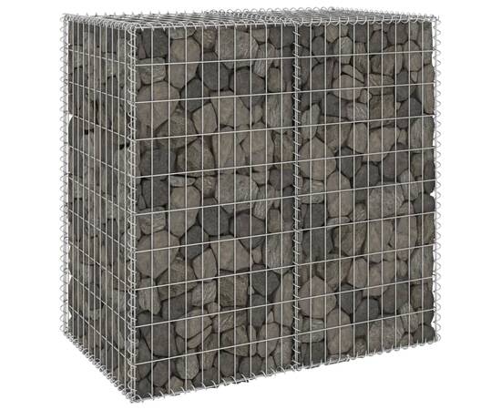 Perete gabion cu capace, 100 x 60 x 100 cm, oțel galvanizat