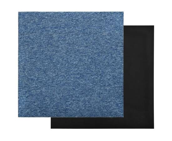 Plăci de pardoseală, 20 buc., albastru, 50 x 50 cm, 5 m², 4 image