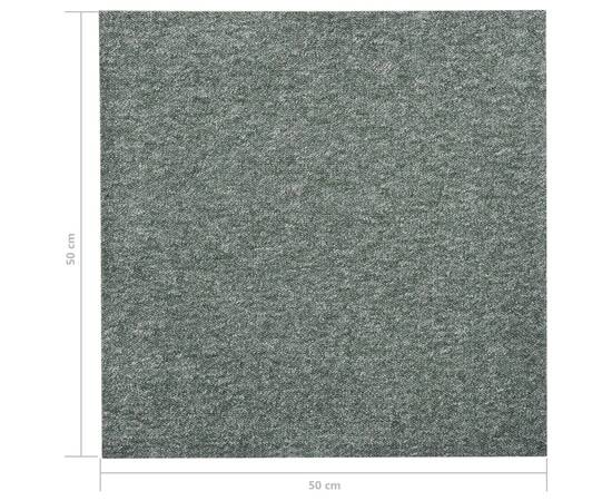 Plăci de pardoseală, 20 buc., verde, 50 x 50 cm, 5 m², 7 image