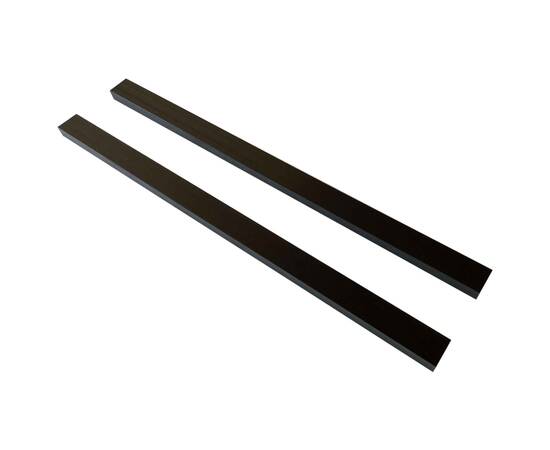 Grindă de terasă, 6 buc., negru, 170x8,5x4,5 cm, wpc, 3 image