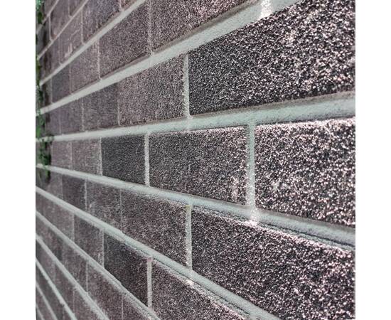 Panouri de perete 3d, model cărămidă, negru & gri, 10 buc., eps, 3 image
