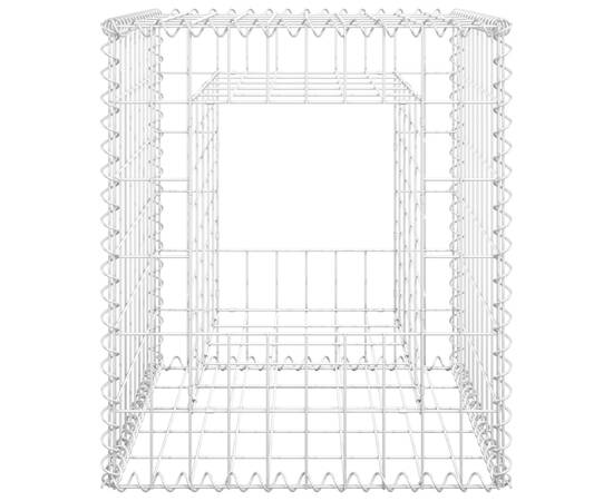 Stâlpi coș gabion, 2 buc., 50x50x60 cm, fier, 4 image