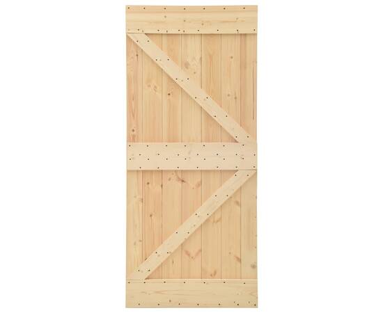Ușă, 100x210 cm, lemn masiv de pin, 2 image