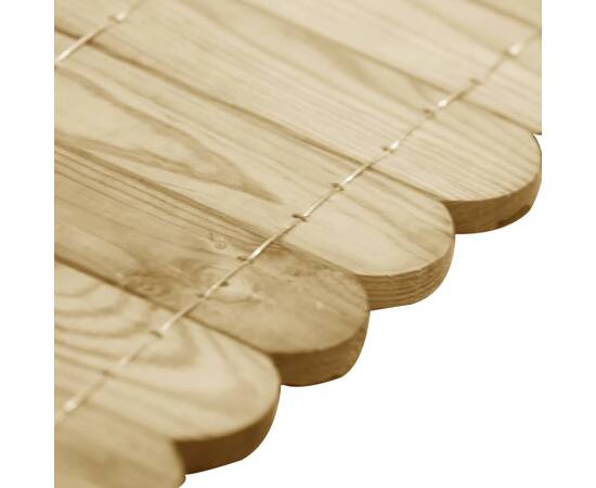 Role de bordură, 2 buc., 120 cm, lemn de pin tratat, 5 image