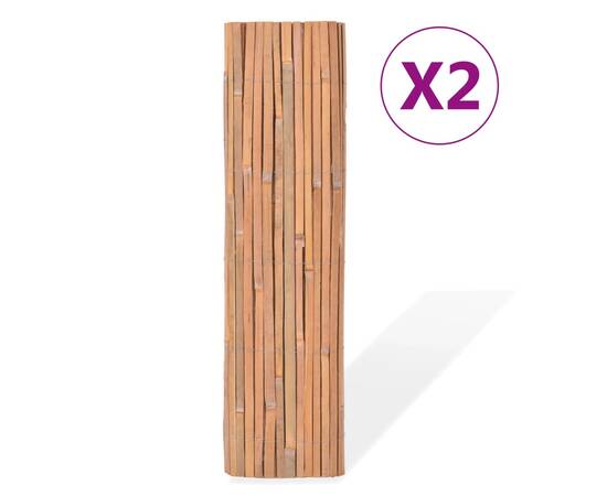 Garduri de bambus, 2 buc., 100 x 400 cm, 2 image