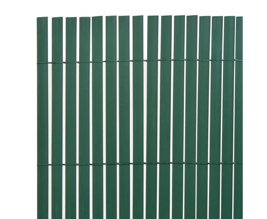 Gard pentru grădină cu 2 fețe, verde, 110x500 cm, 5 image