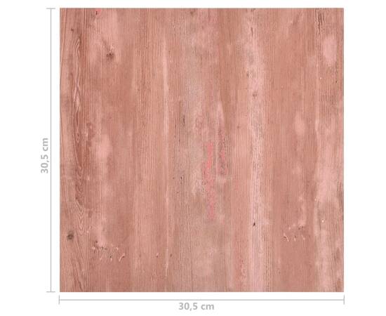 Plăci de pardoseală autoadezive, 20 buc., roșu, pvc, 1,86 m², 11 image