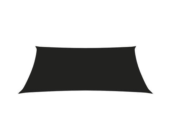 Parasolar, negru, 3/4x2 m, țesătură oxford, trapez, 3 image