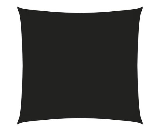 Parasolar, negru, 3,6x3,6 m, țesătură oxford, pătrat