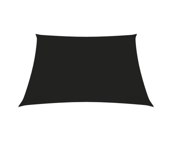 Parasolar, negru, 3,6x3,6 m, țesătură oxford, pătrat, 3 image