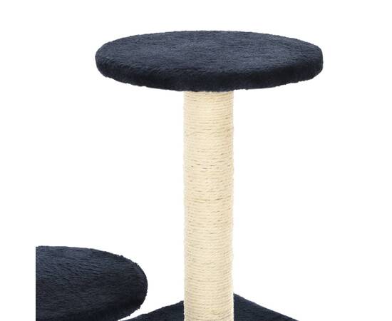 Ansamblu pisici, stâlpi din funie sisal, 60 cm, bleumarin, 6 image