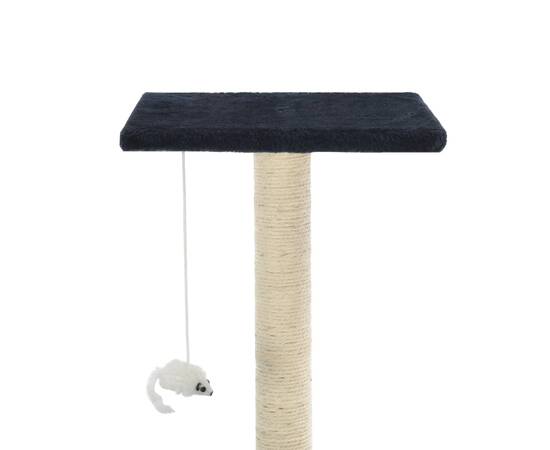 Ansamblu pisici, stâlpi din funie sisal, 95 cm albastru închis, 6 image