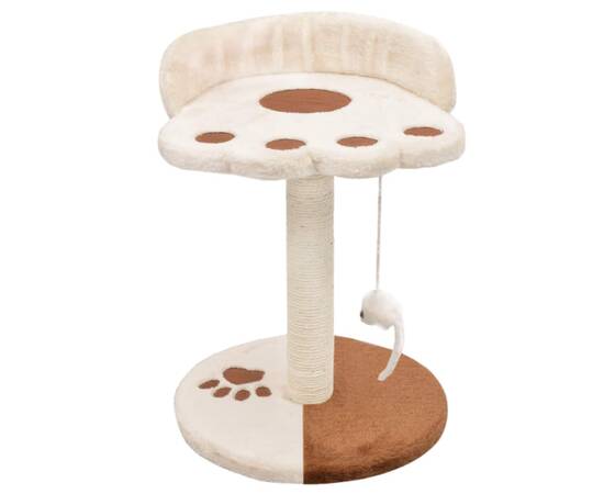 Ansamblu pisici, stâlpi funie sisal, bej și maro, 40 cm, 2 image