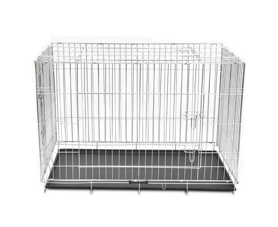Cușcă pentru câini pliabilă, metal, xxl, 2 image