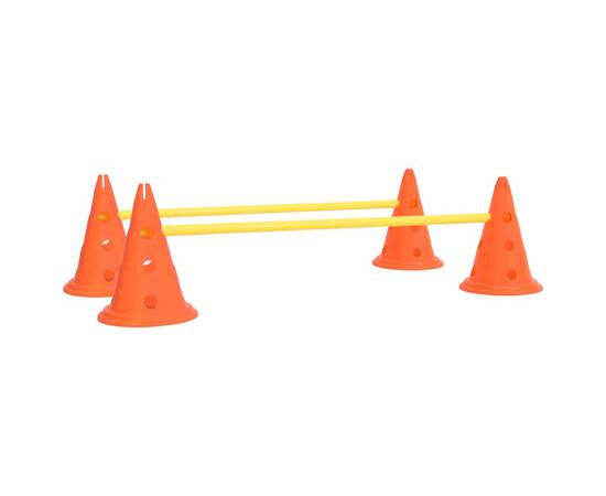 Set de obstacole pentru câini, portocaliu și galben, 2 image