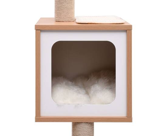 Ansamblu pentru pisici, covoraș de zgâriere din sisal, 129 cm, 7 image