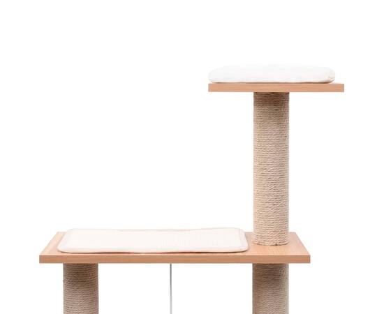 Ansamblu pentru pisici, covoraș din funie de sisal, 123 cm, 6 image