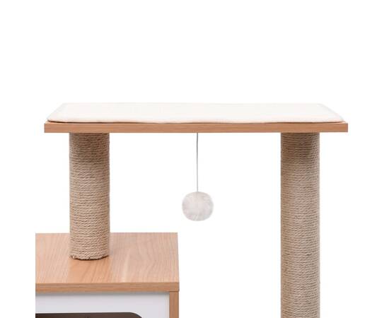 Ansamblu pentru pisici, covoraș din funie de sisal, 82 cm, 5 image